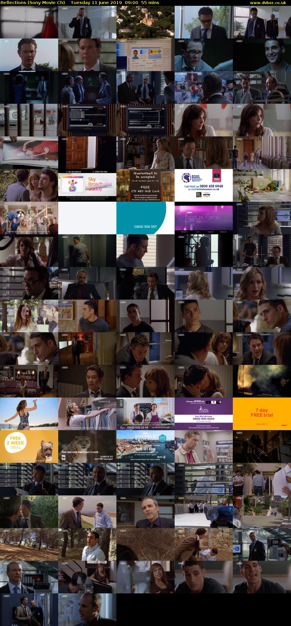 Reflections (Sony Movie Ch) Tuesday 11 June 2019 09:00 - 09:55