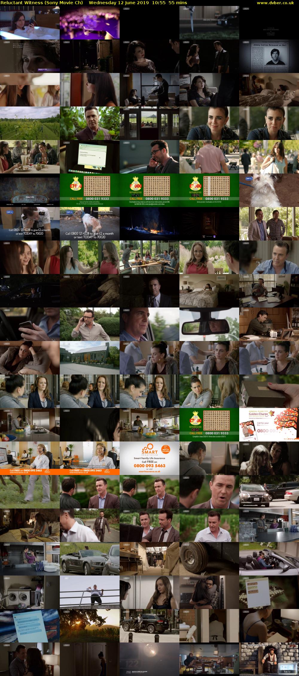 Reluctant Witness (Sony Movie Ch) Wednesday 12 June 2019 10:55 - 11:50