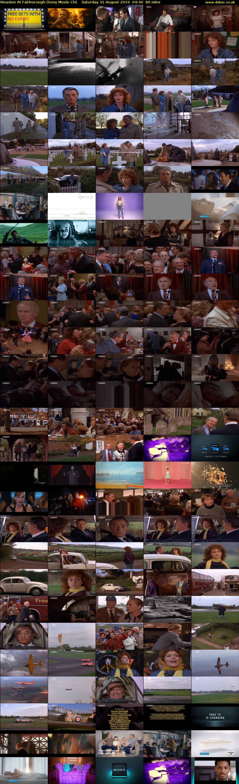 Reunion At Fairborough (Sony Movie Ch) Saturday 31 August 2019 04:40 - 06:00