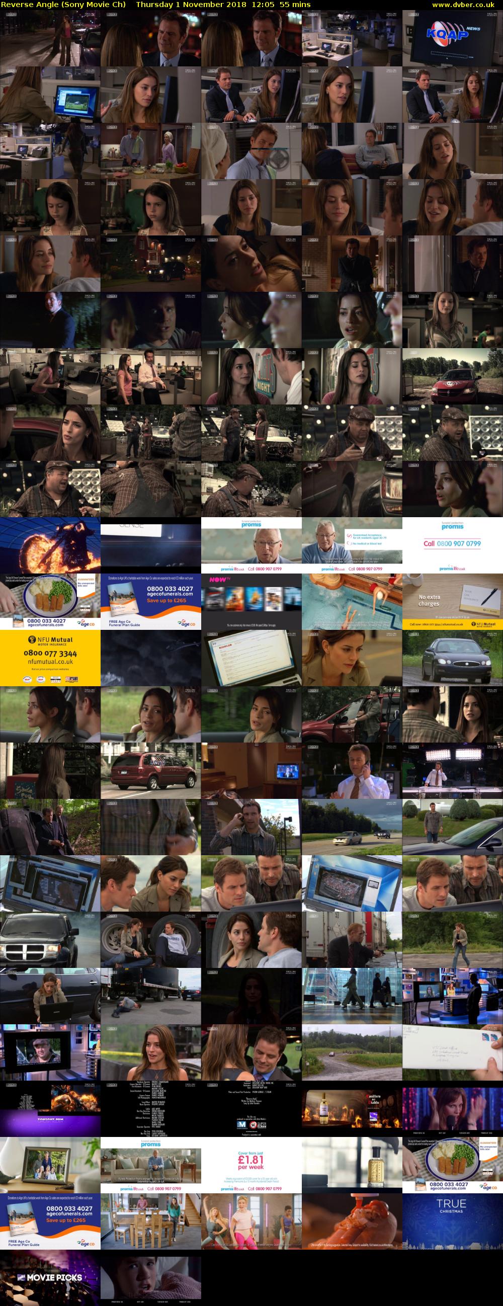 Reverse Angle (Sony Movie Ch) Thursday 1 November 2018 12:05 - 13:00