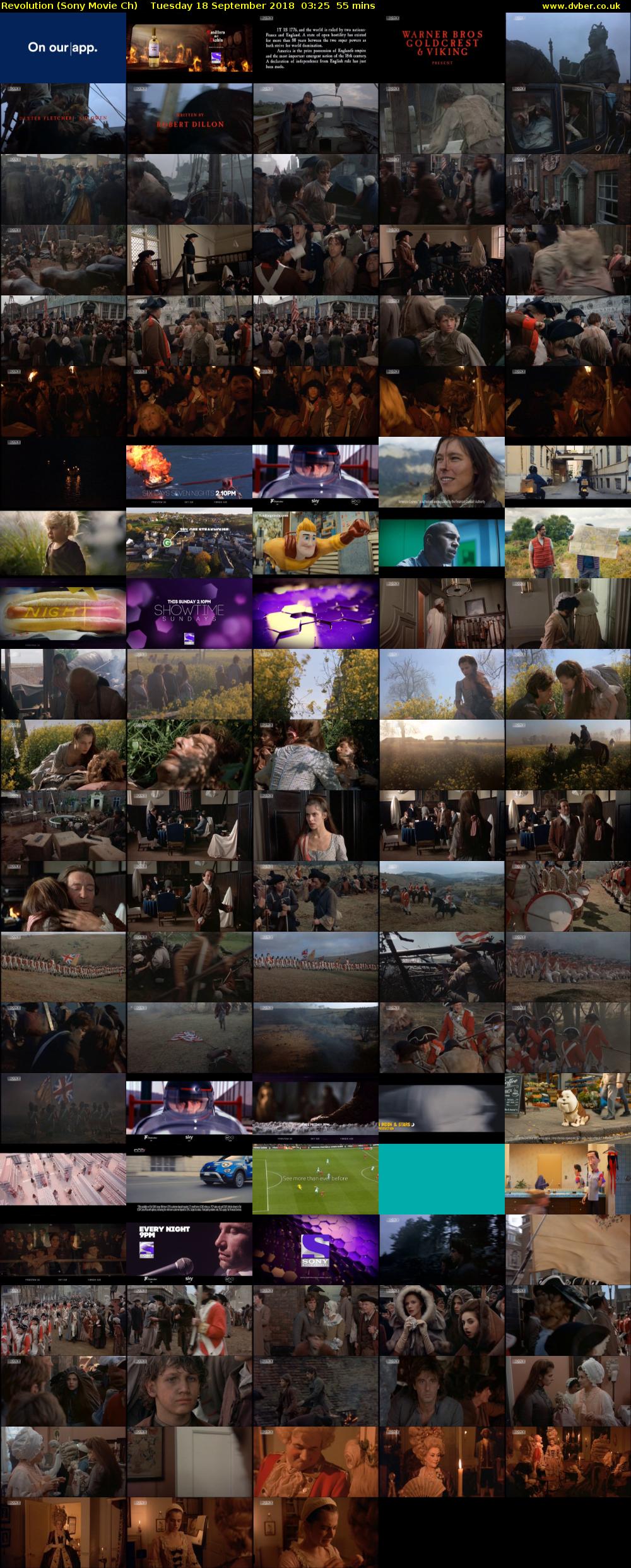 Revolution (Sony Movie Ch) Tuesday 18 September 2018 03:25 - 04:20