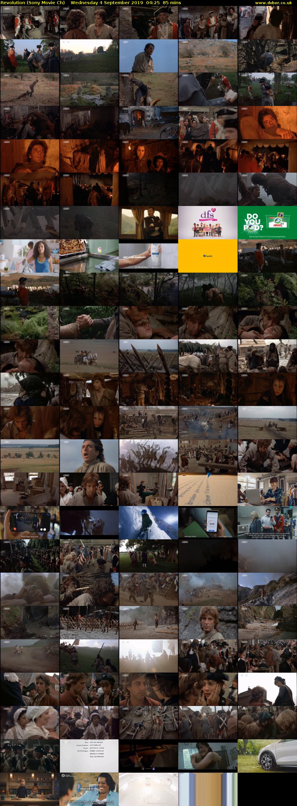 Revolution (Sony Movie Ch) Wednesday 4 September 2019 04:25 - 05:50