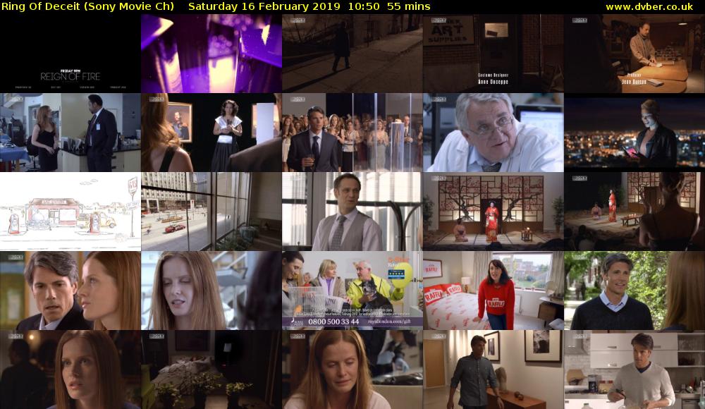Ring Of Deceit (Sony Movie Ch) Saturday 16 February 2019 10:50 - 11:45