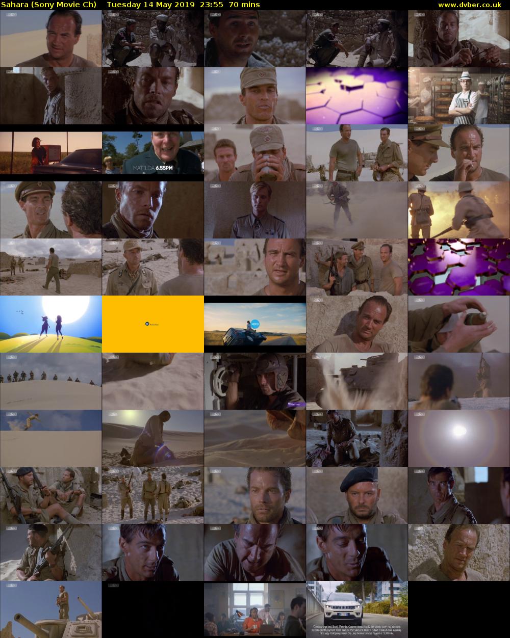 Sahara (Sony Movie Ch) Tuesday 14 May 2019 23:55 - 01:05