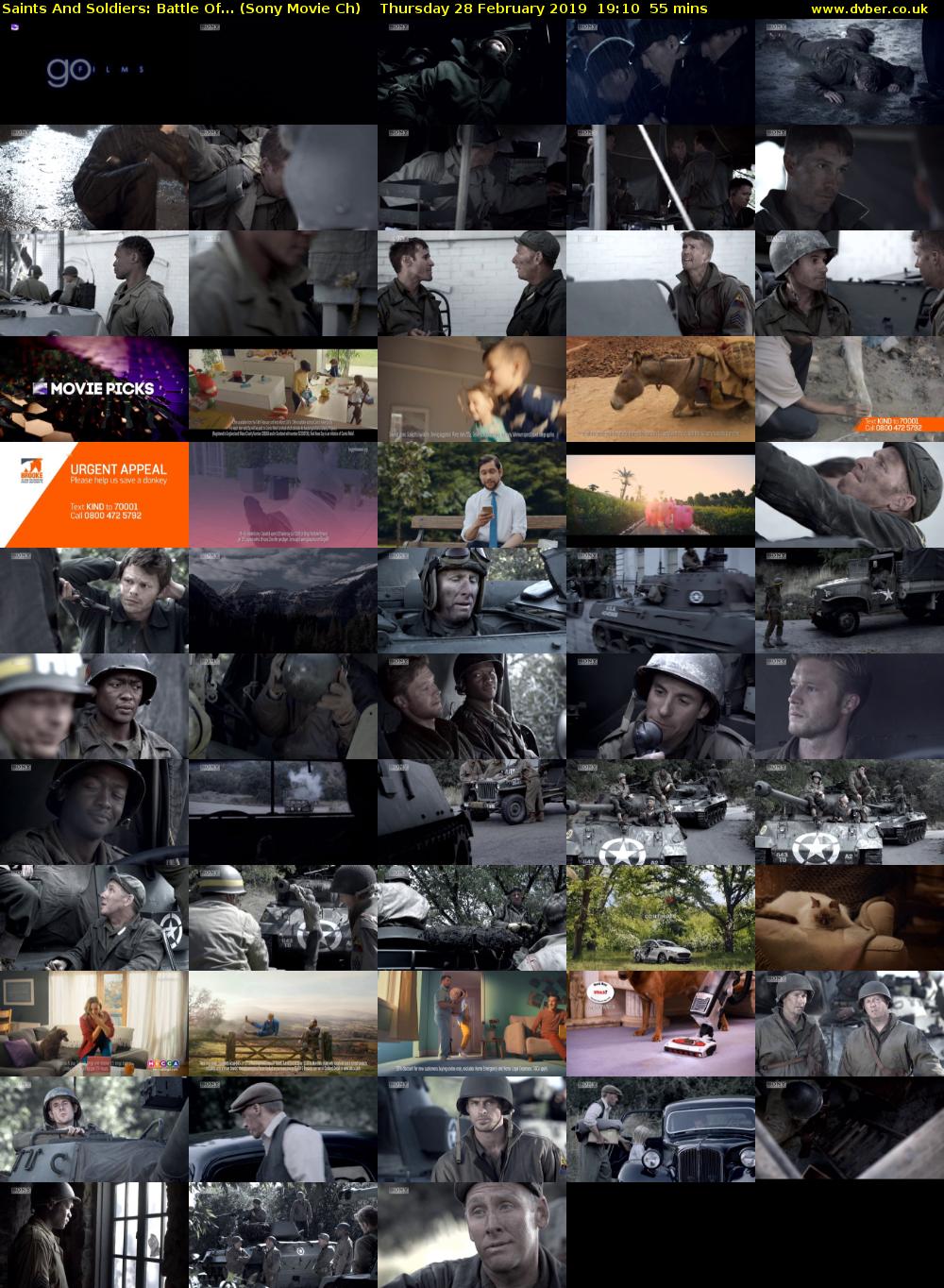 Saints And Soldiers: Battle Of... (Sony Movie Ch) Thursday 28 February 2019 19:10 - 20:05