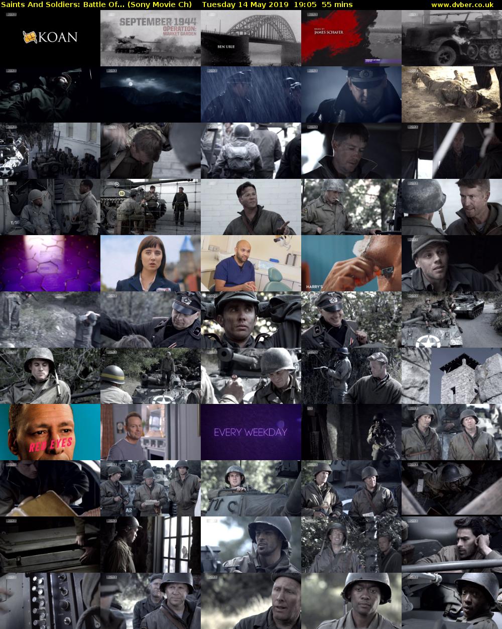 Saints And Soldiers: Battle Of... (Sony Movie Ch) Tuesday 14 May 2019 19:05 - 20:00