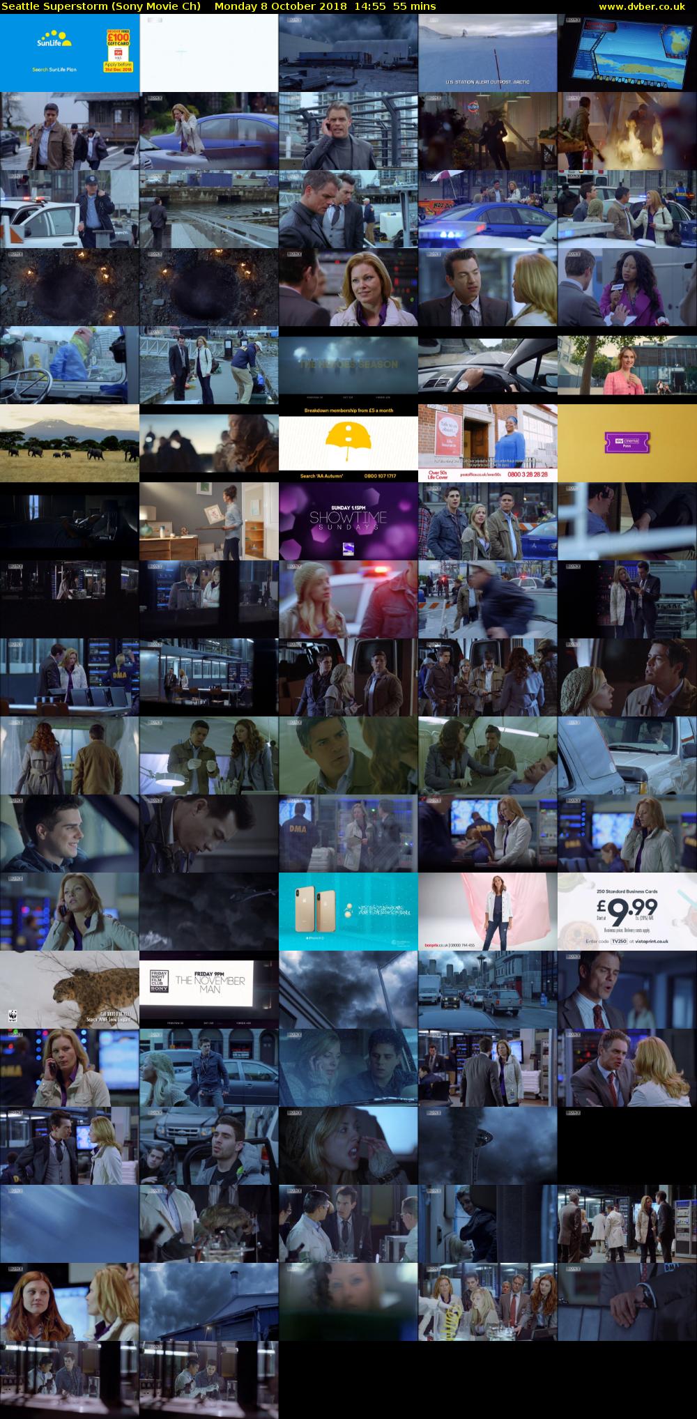 Seattle Superstorm (Sony Movie Ch) Monday 8 October 2018 14:55 - 15:50