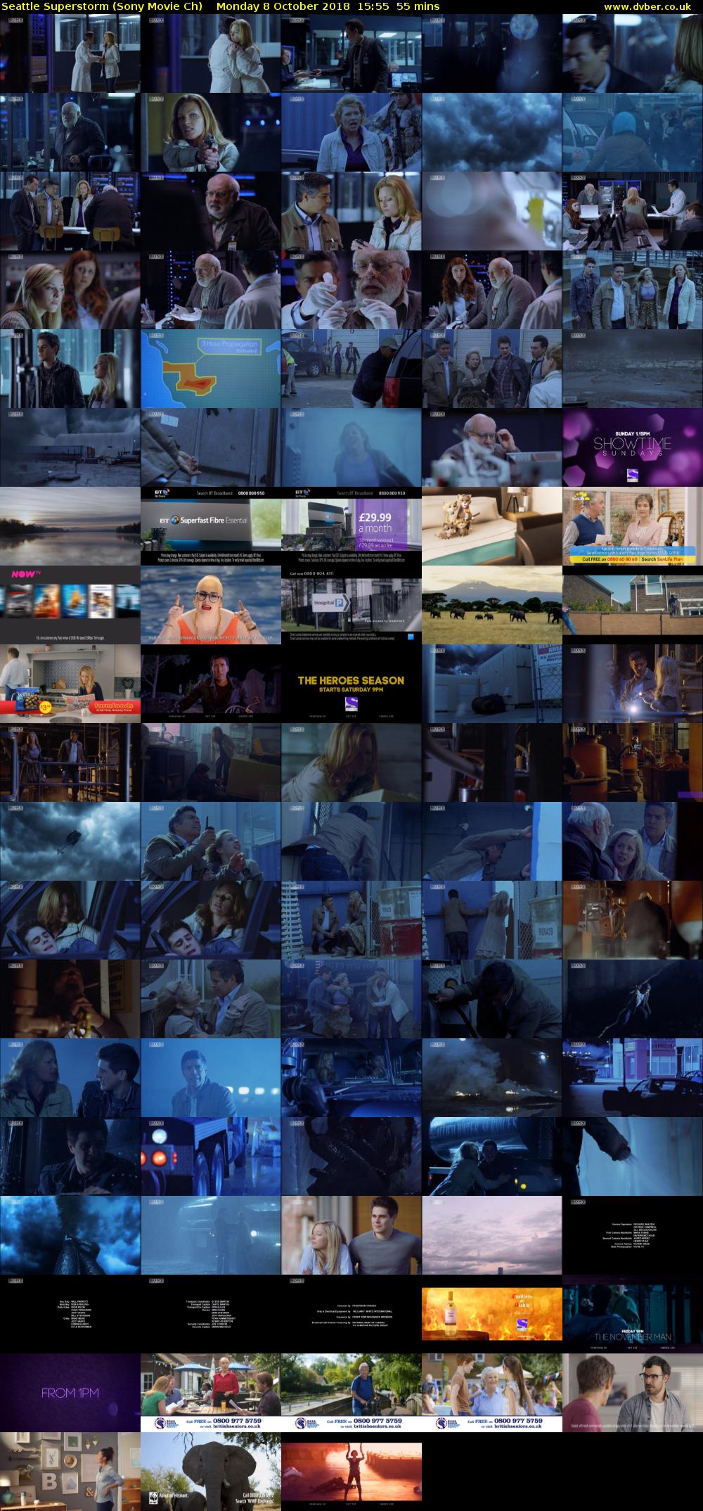 Seattle Superstorm (Sony Movie Ch) Monday 8 October 2018 15:55 - 16:50