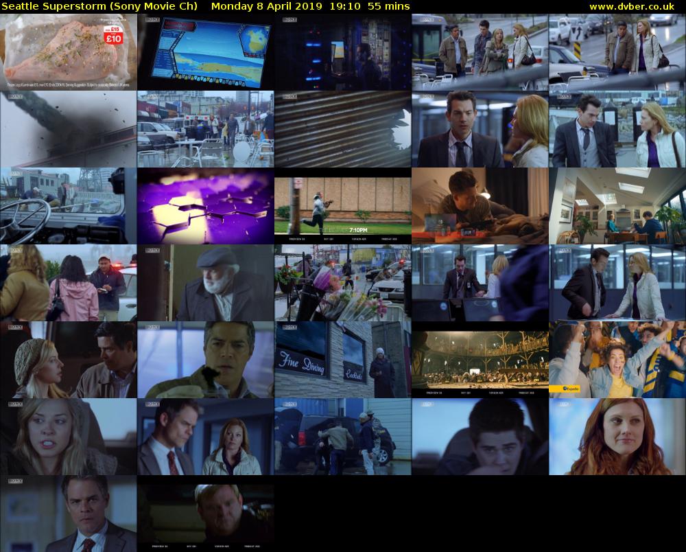 Seattle Superstorm (Sony Movie Ch) Monday 8 April 2019 19:10 - 20:05