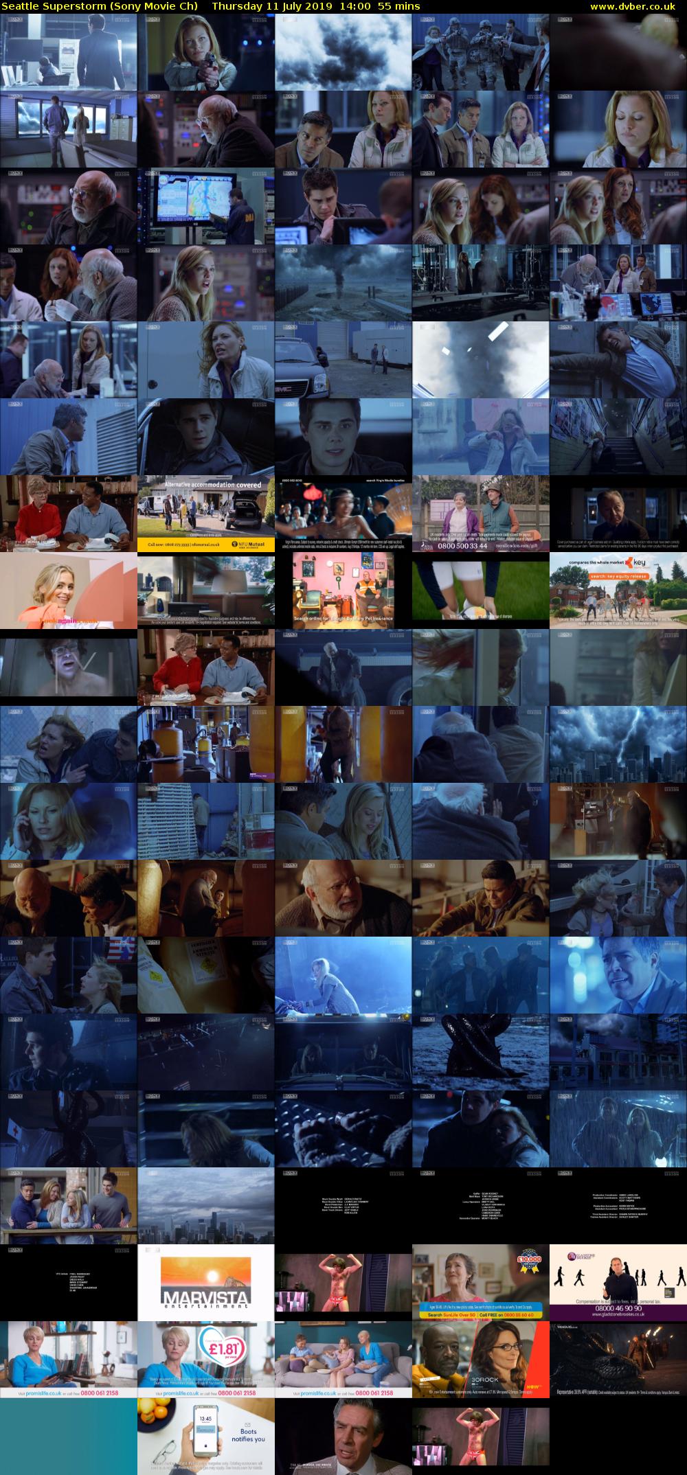 Seattle Superstorm (Sony Movie Ch) Thursday 11 July 2019 14:00 - 14:55