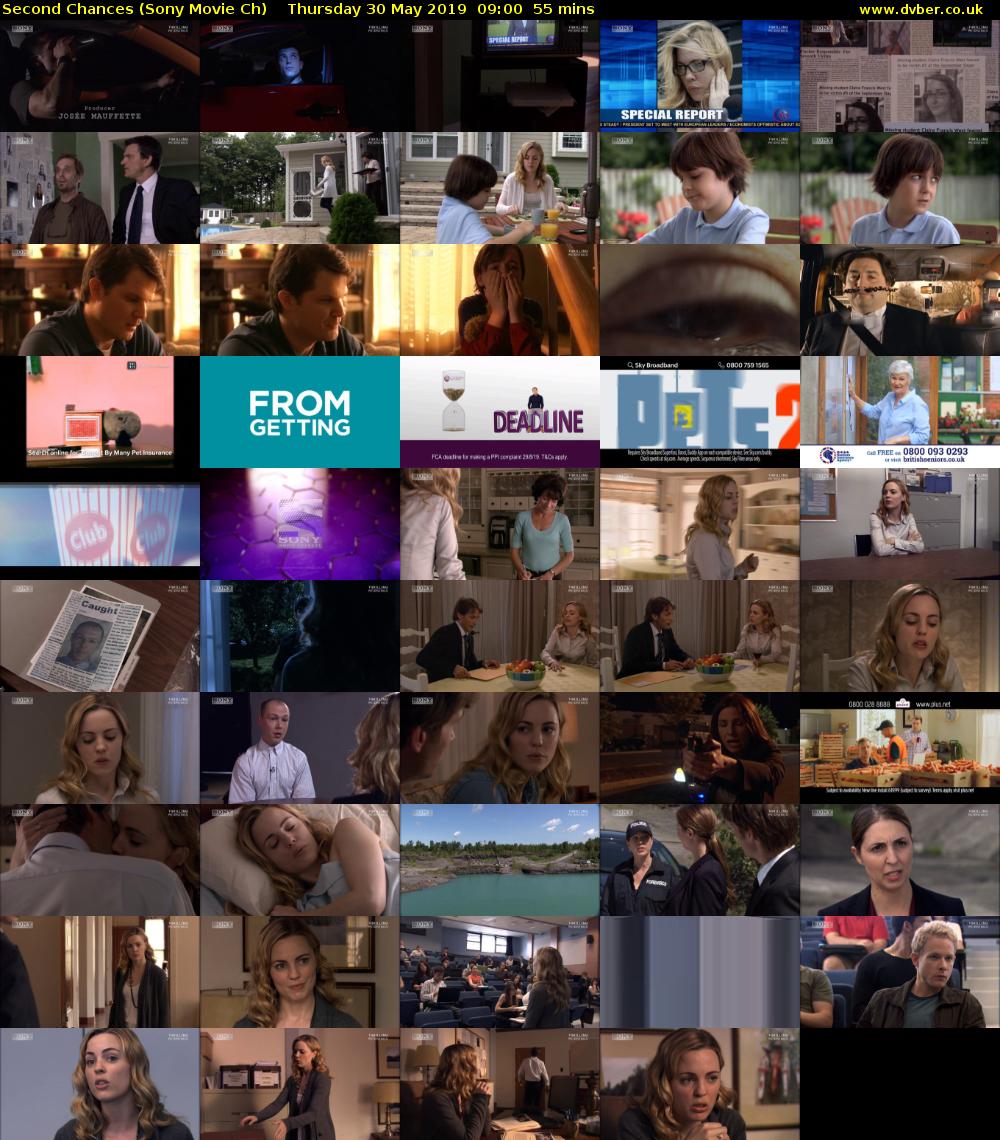 Second Chances (Sony Movie Ch) Thursday 30 May 2019 09:00 - 09:55