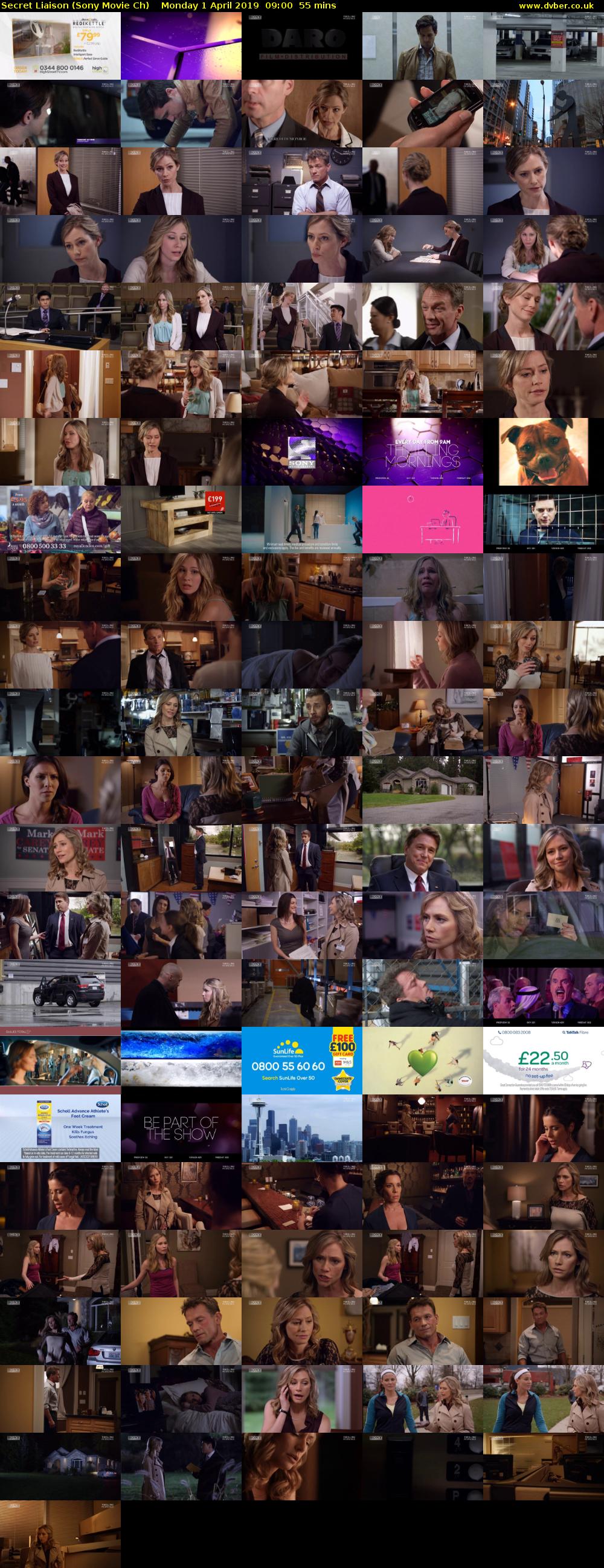 Secret Liaison (Sony Movie Ch) Monday 1 April 2019 09:00 - 09:55