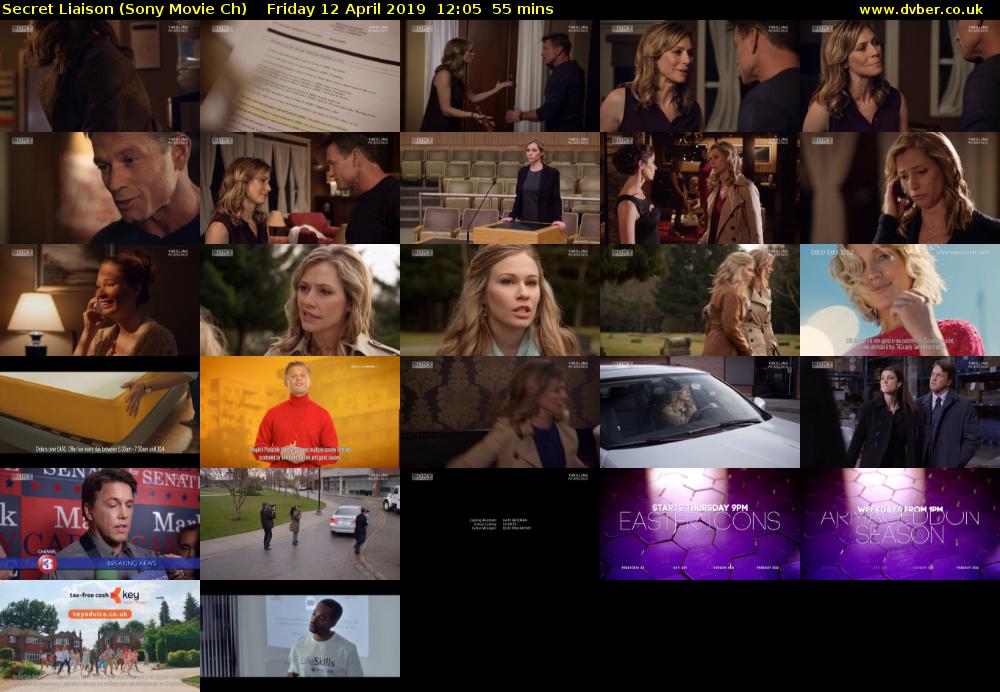 Secret Liaison (Sony Movie Ch) Friday 12 April 2019 12:05 - 13:00