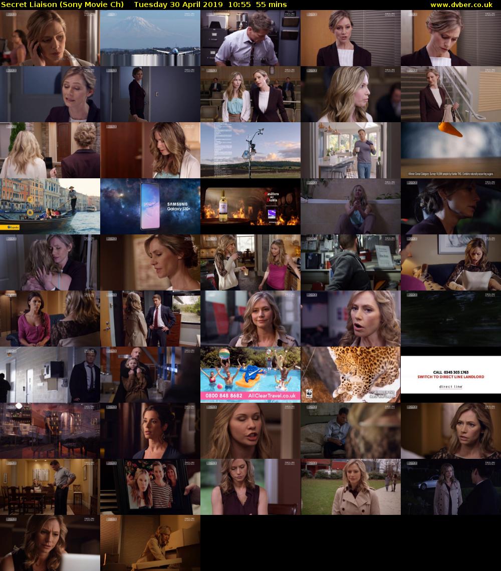 Secret Liaison (Sony Movie Ch) Tuesday 30 April 2019 10:55 - 11:50