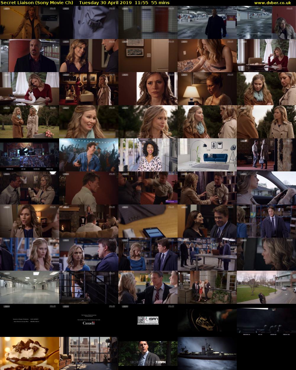 Secret Liaison (Sony Movie Ch) Tuesday 30 April 2019 11:55 - 12:50