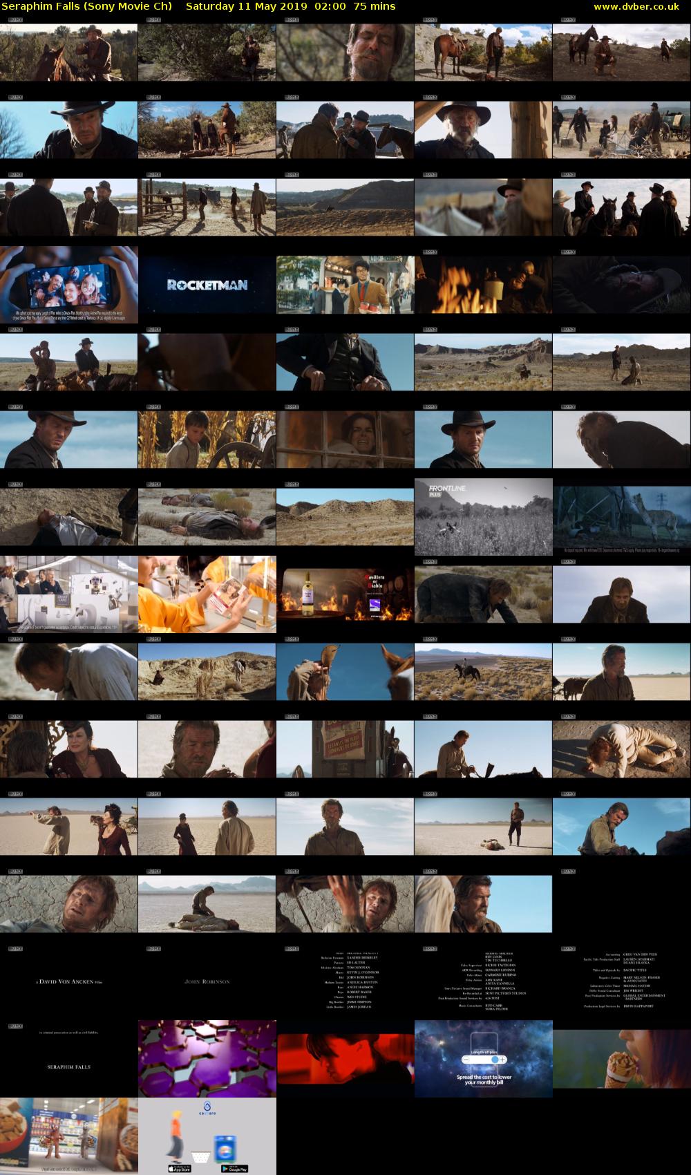 Seraphim Falls (Sony Movie Ch) Saturday 11 May 2019 02:00 - 03:15