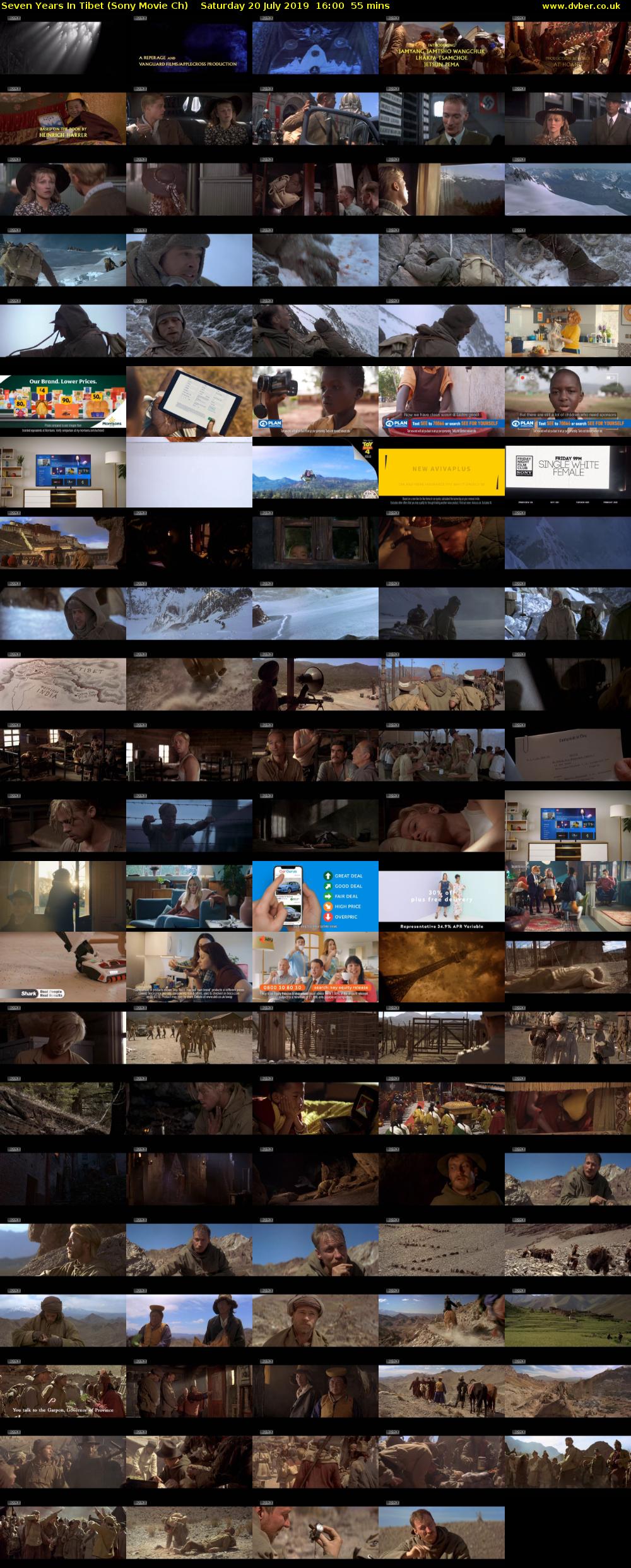 Seven Years In Tibet (Sony Movie Ch) Saturday 20 July 2019 16:00 - 16:55