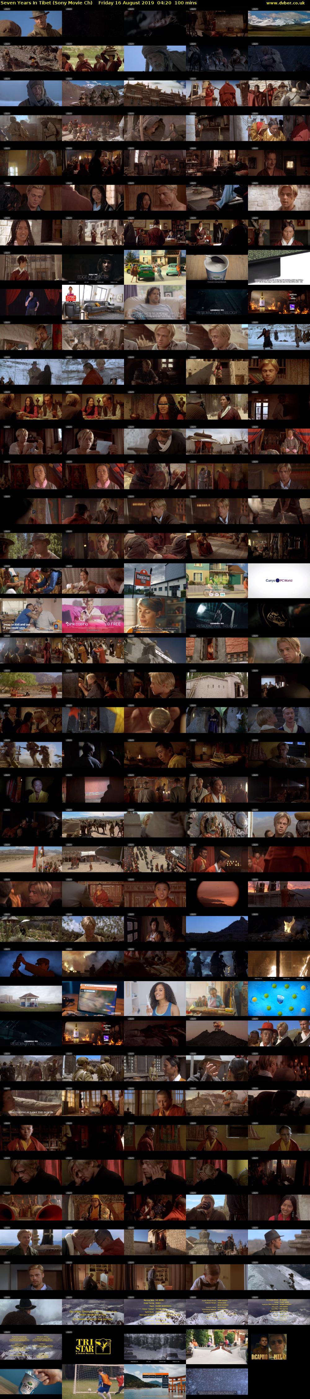 Seven Years In Tibet (Sony Movie Ch) Friday 16 August 2019 04:20 - 06:00