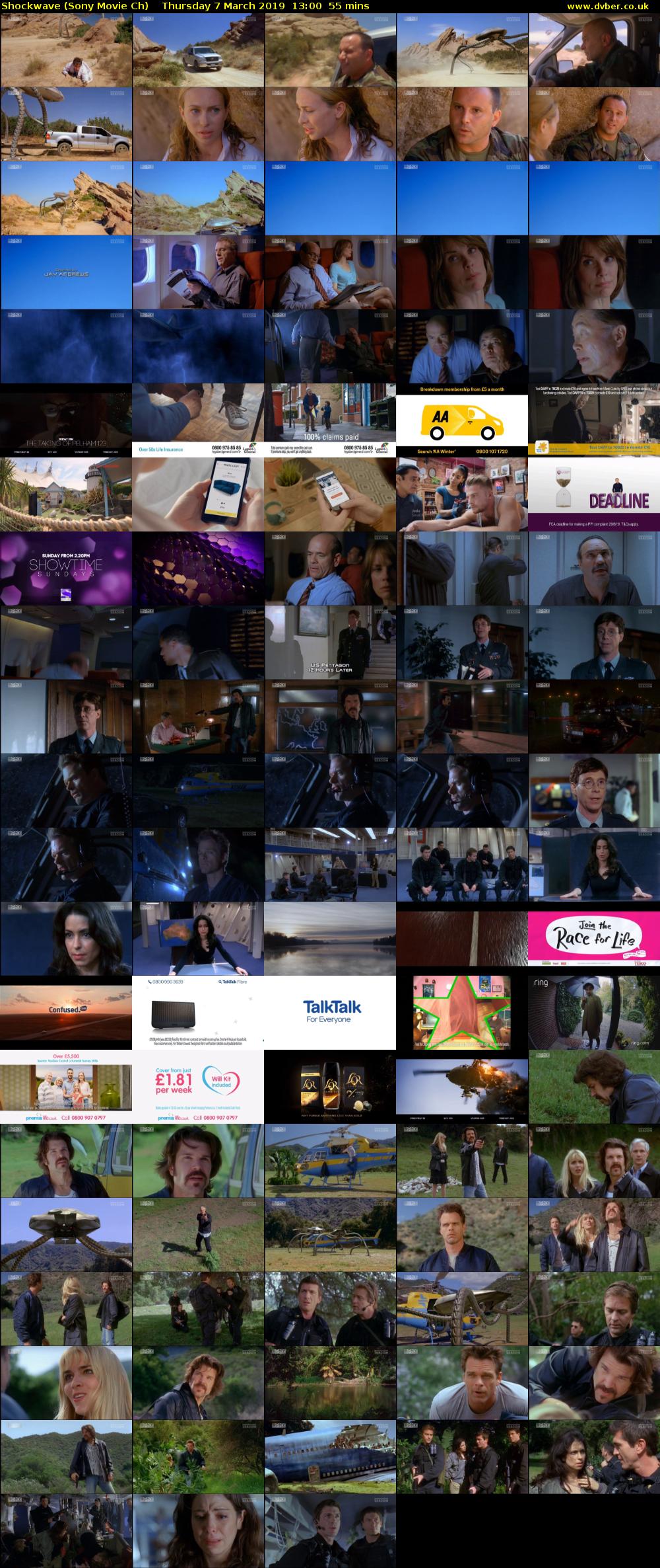 Shockwave (Sony Movie Ch) Thursday 7 March 2019 13:00 - 13:55