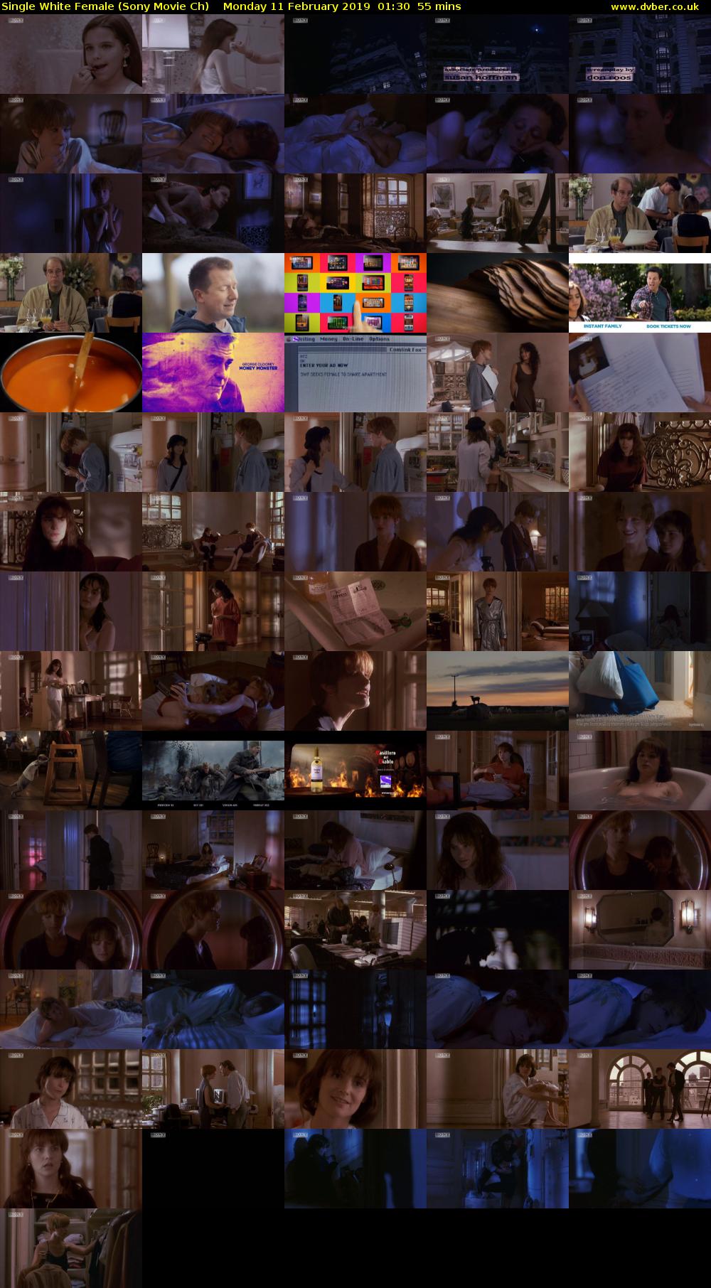 Single White Female (Sony Movie Ch) Monday 11 February 2019 01:30 - 02:25