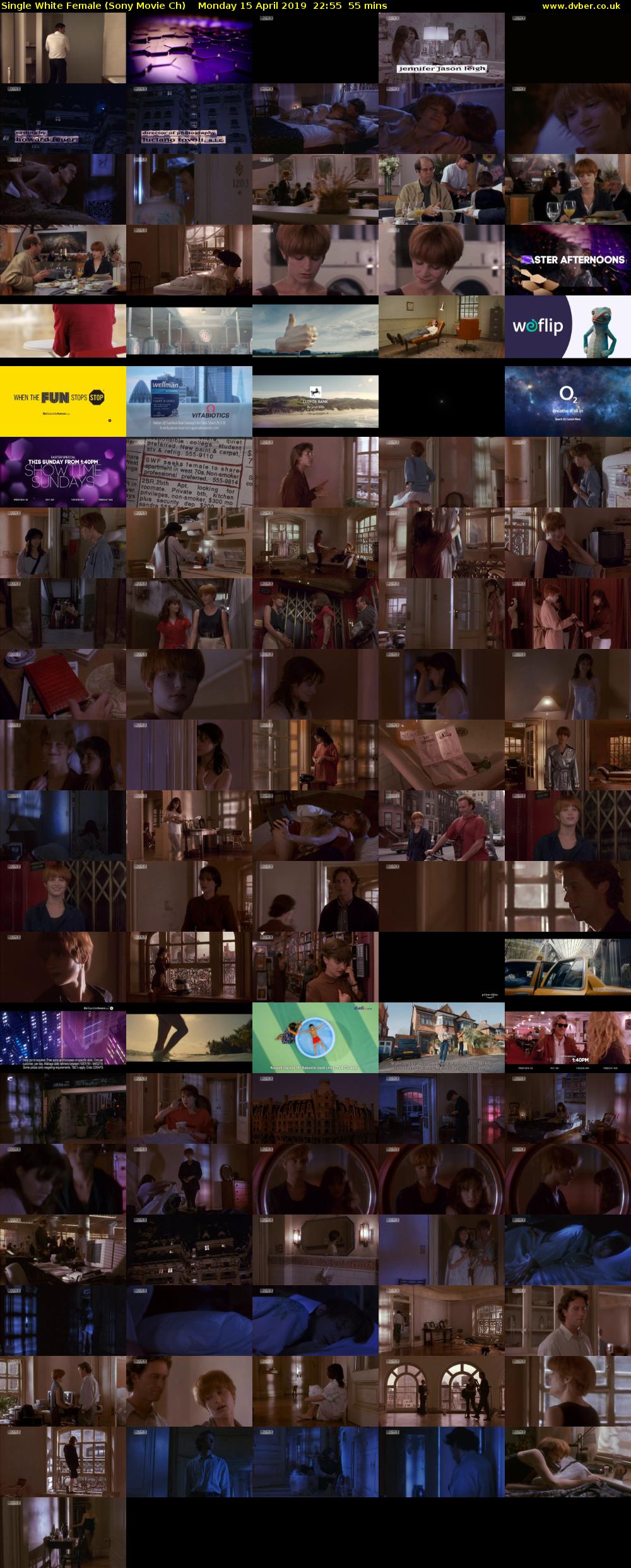 Single White Female (Sony Movie Ch) Monday 15 April 2019 22:55 - 23:50