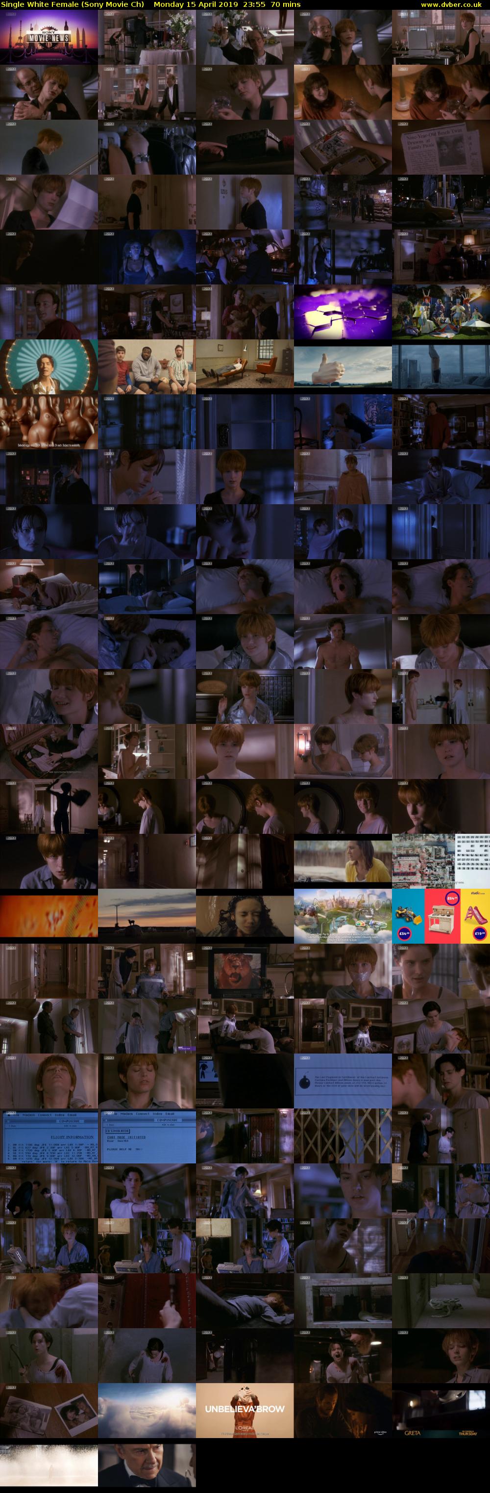 Single White Female (Sony Movie Ch) Monday 15 April 2019 23:55 - 01:05