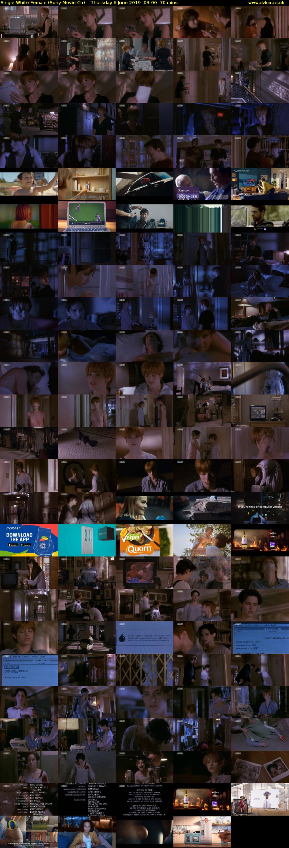 Single White Female (Sony Movie Ch) Thursday 6 June 2019 03:00 - 04:10