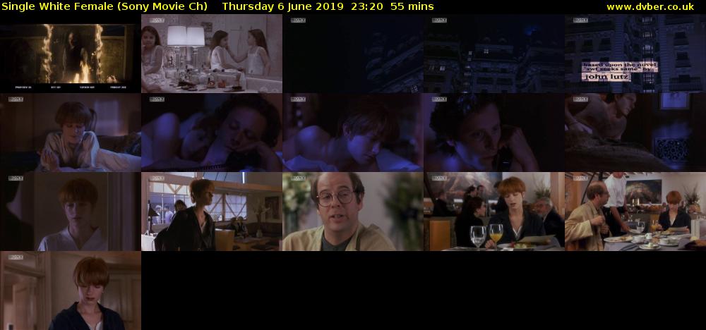 Single White Female (Sony Movie Ch) Thursday 6 June 2019 23:20 - 00:15