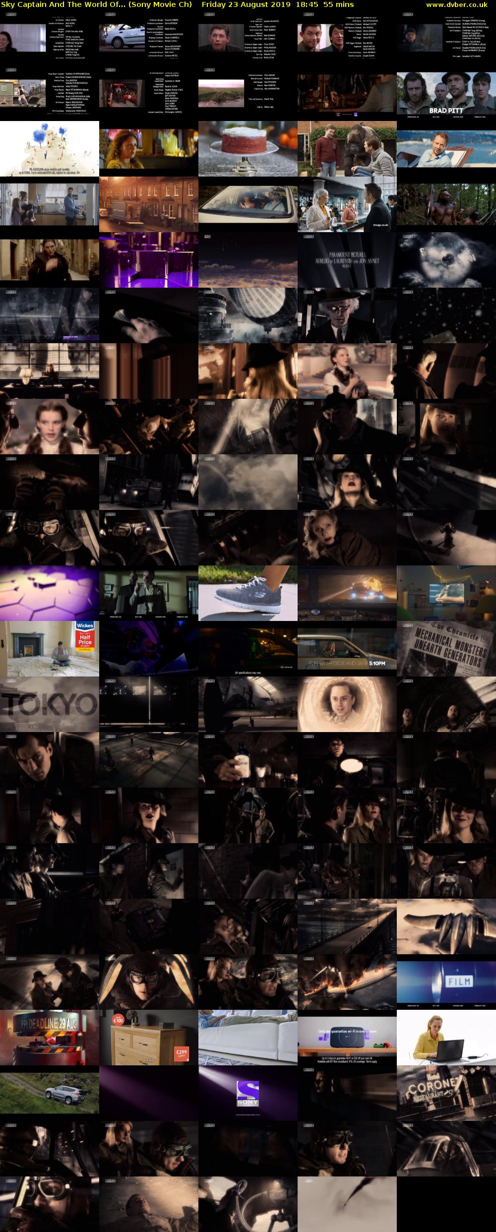 Sky Captain And The World Of... (Sony Movie Ch) Friday 23 August 2019 18:45 - 19:40