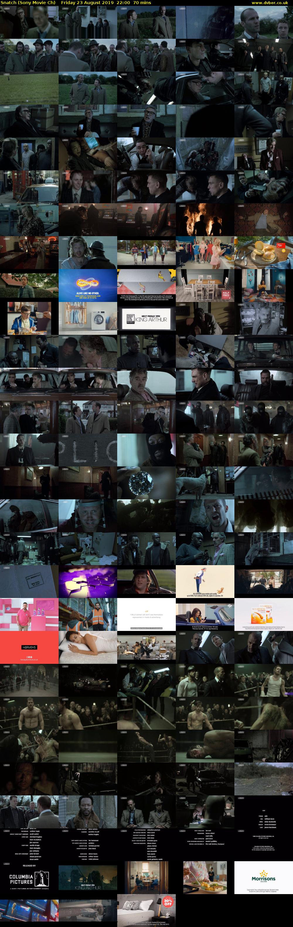Snatch (Sony Movie Ch) Friday 23 August 2019 22:00 - 23:10
