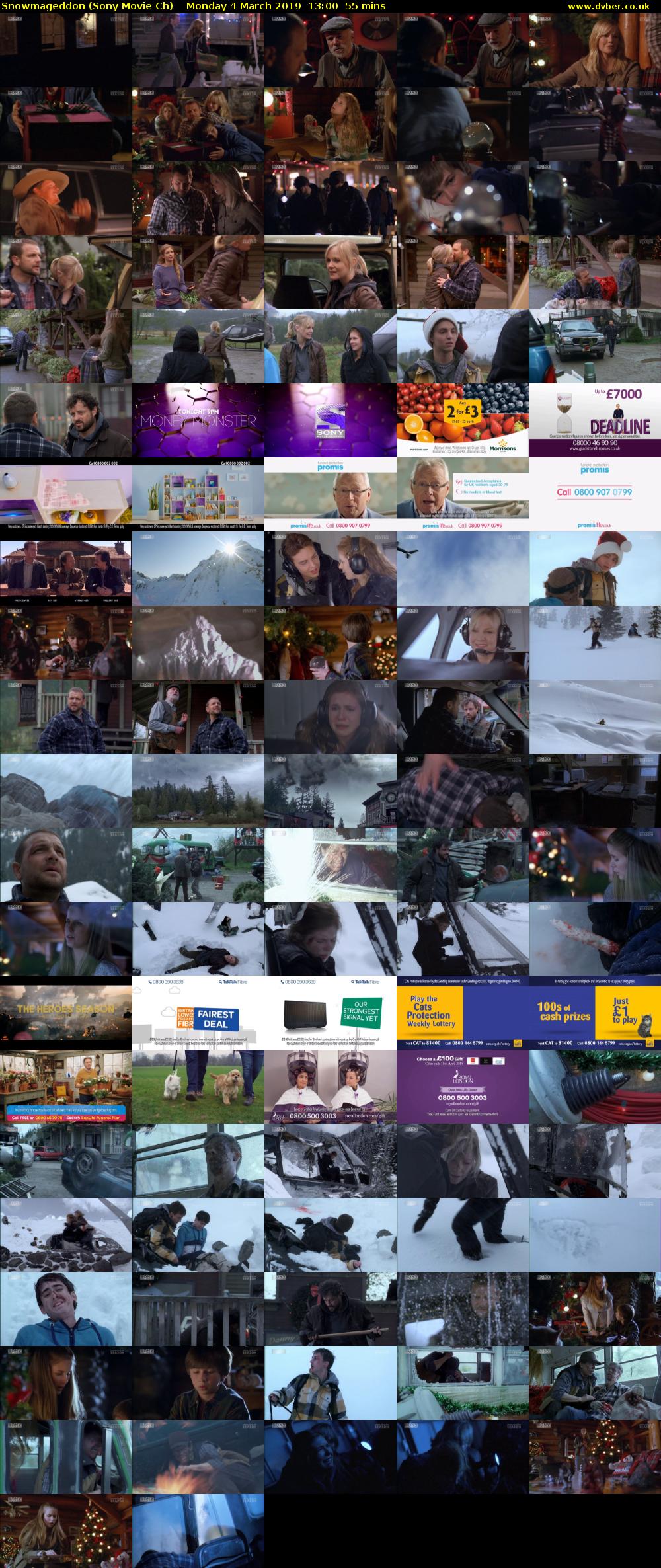Snowmageddon (Sony Movie Ch) Monday 4 March 2019 13:00 - 13:55