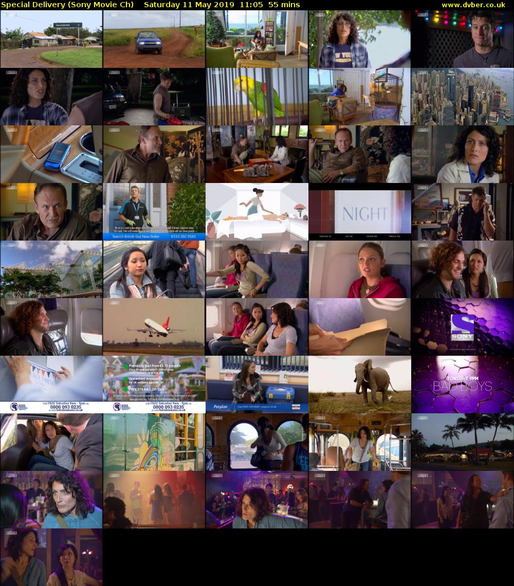 Special Delivery (Sony Movie Ch) Saturday 11 May 2019 11:05 - 12:00