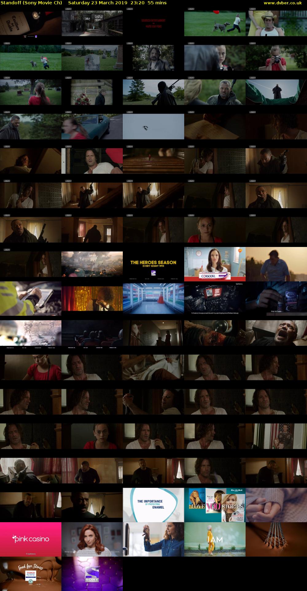 Standoff (Sony Movie Ch) Saturday 23 March 2019 23:20 - 00:15