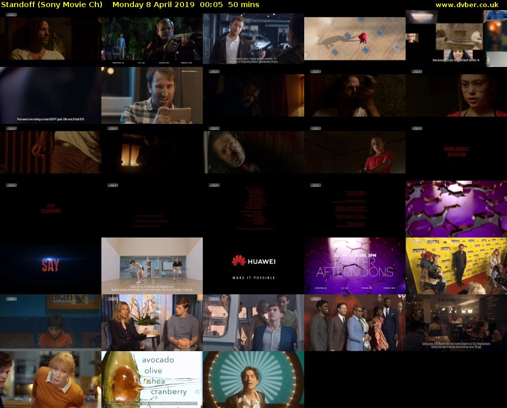 Standoff (Sony Movie Ch) Monday 8 April 2019 00:05 - 00:55