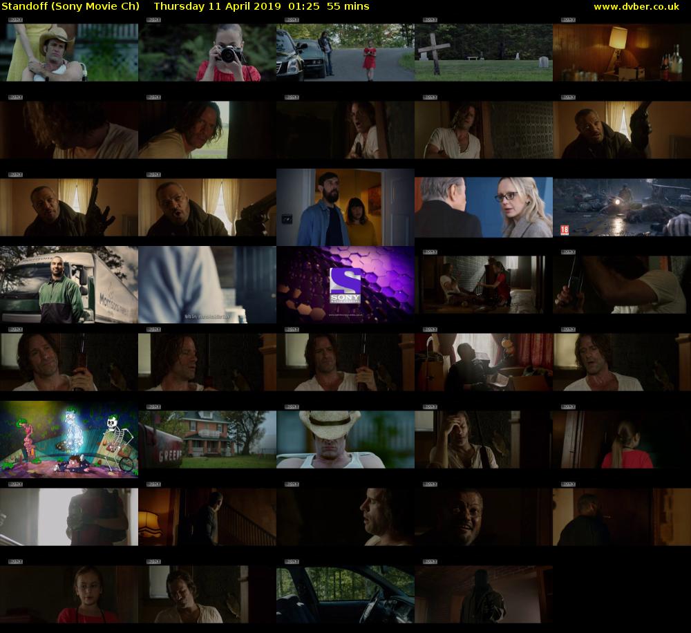 Standoff (Sony Movie Ch) Thursday 11 April 2019 01:25 - 02:20