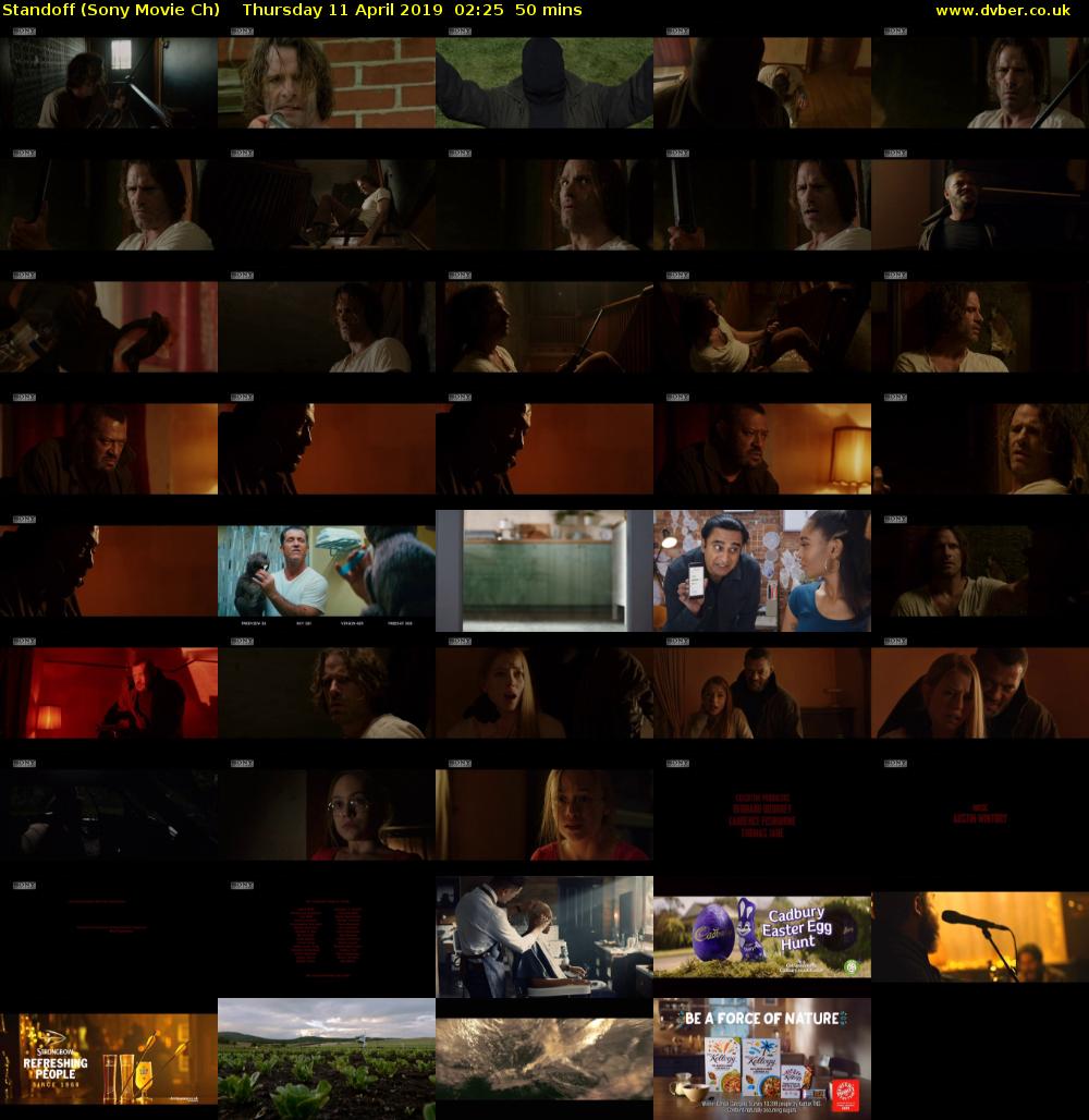 Standoff (Sony Movie Ch) Thursday 11 April 2019 02:25 - 03:15