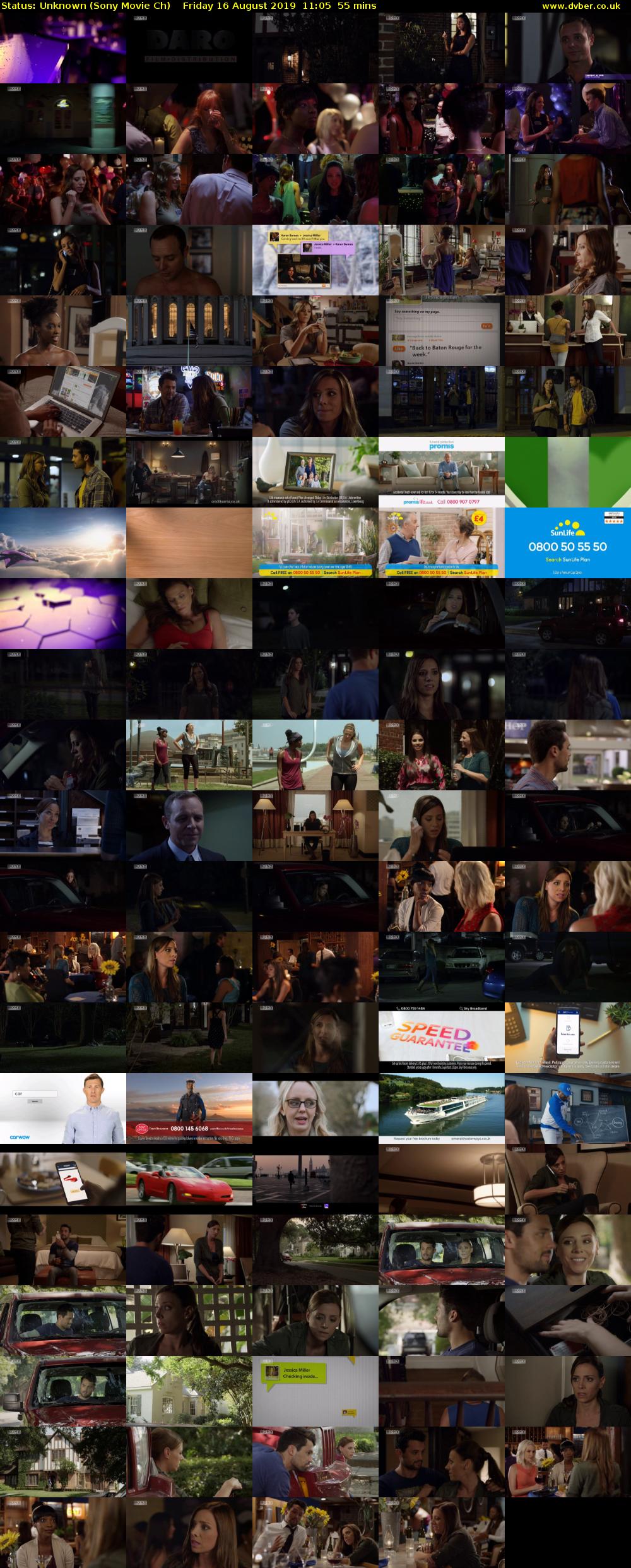 Status: Unknown (Sony Movie Ch) Friday 16 August 2019 11:05 - 12:00