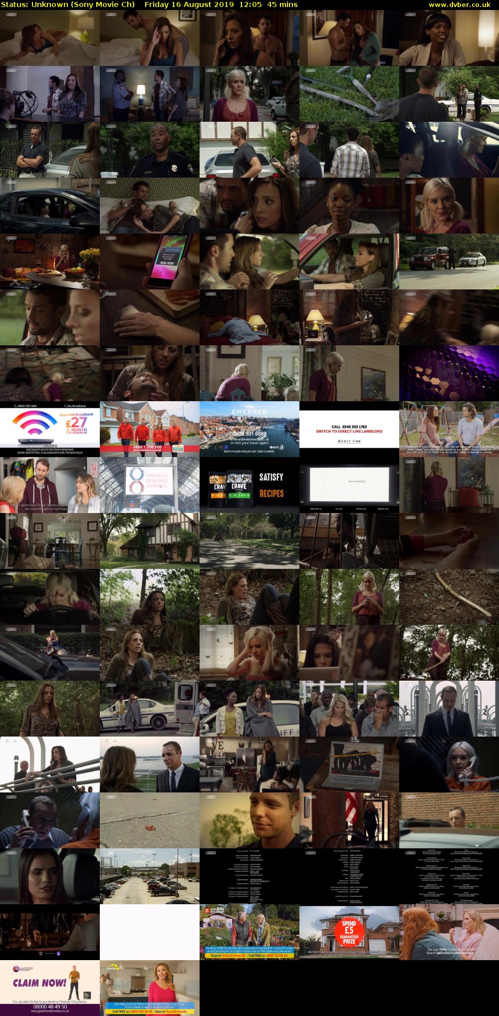Status: Unknown (Sony Movie Ch) Friday 16 August 2019 12:05 - 12:50