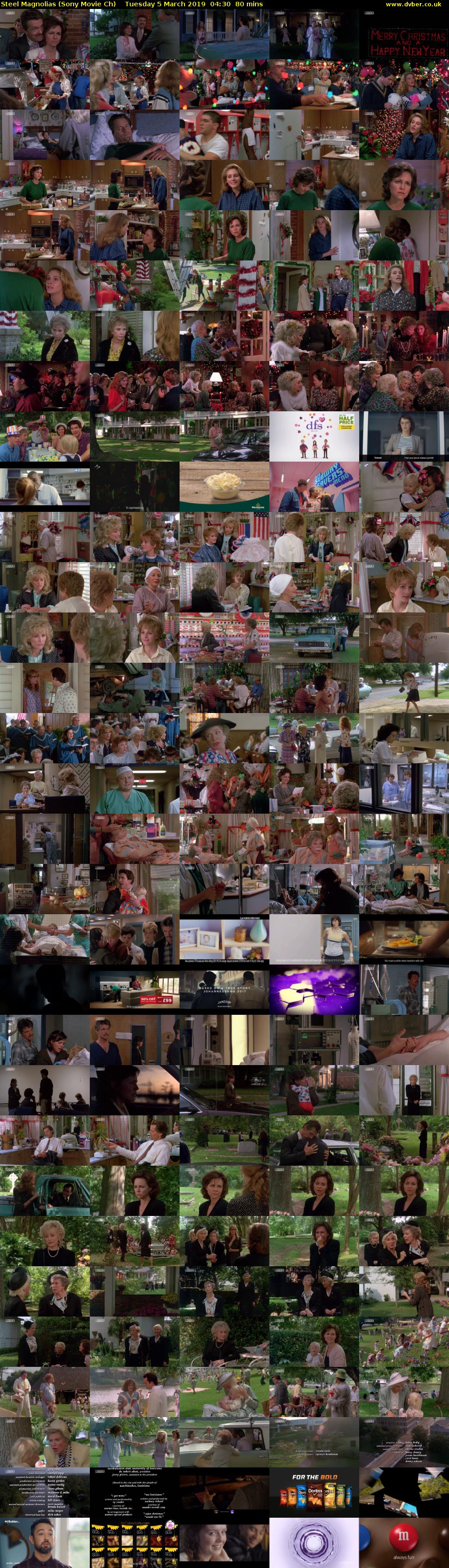 Steel Magnolias (Sony Movie Ch) Tuesday 5 March 2019 04:30 - 05:50