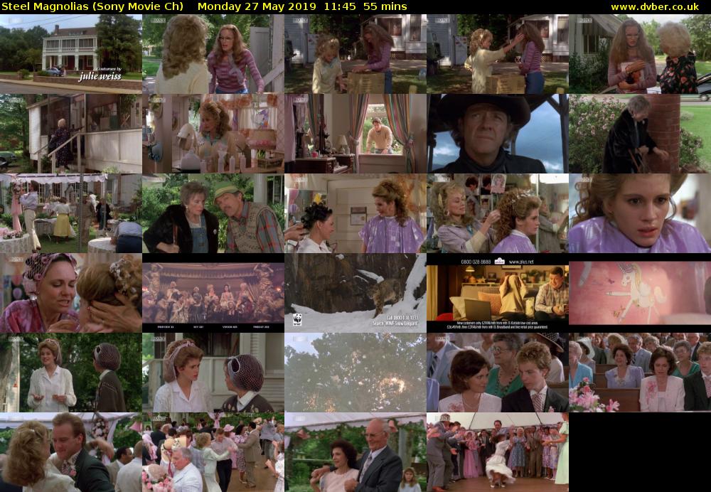Steel Magnolias (Sony Movie Ch) Monday 27 May 2019 11:45 - 12:40