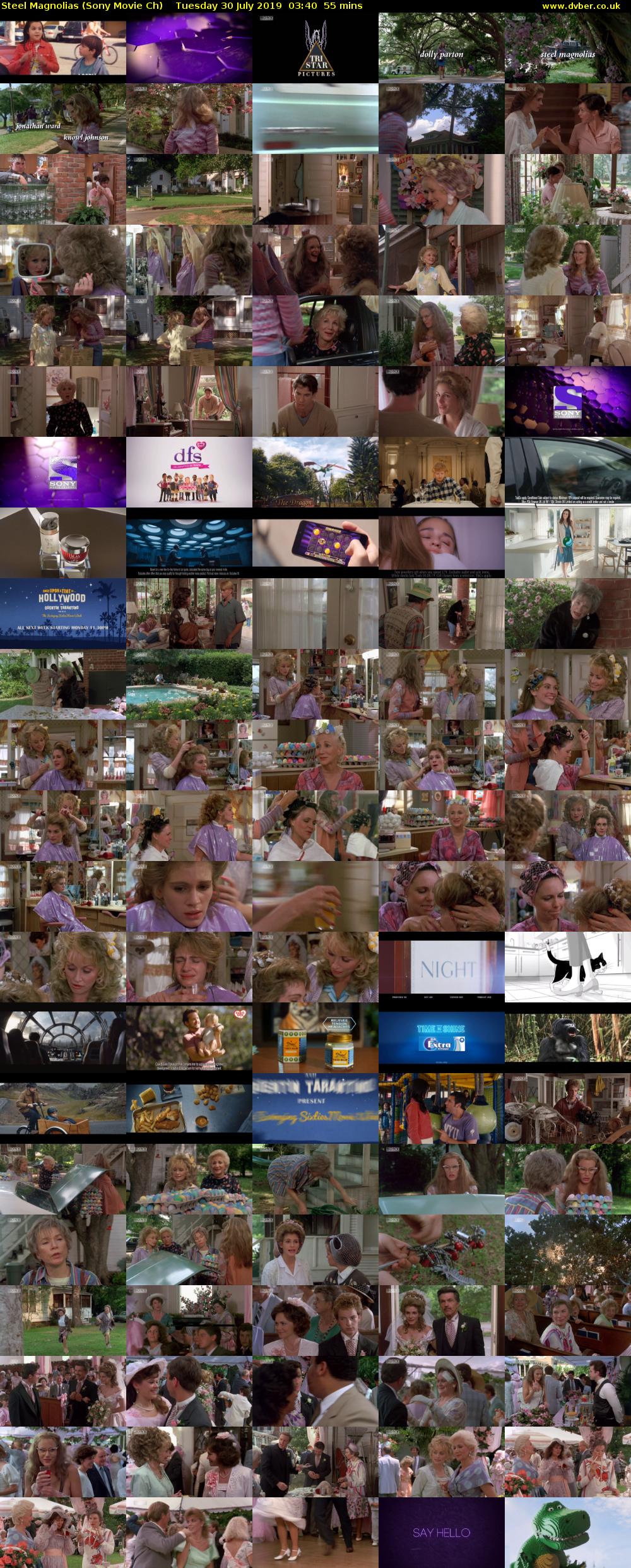 Steel Magnolias (Sony Movie Ch) Tuesday 30 July 2019 03:40 - 04:35