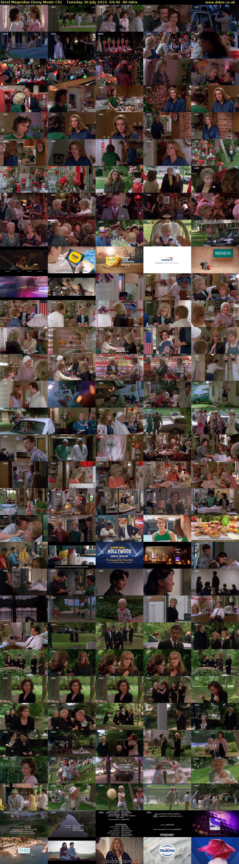 Steel Magnolias (Sony Movie Ch) Tuesday 30 July 2019 04:40 - 06:00