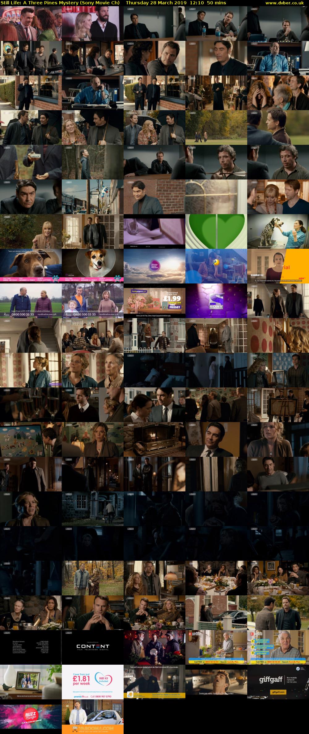 Still Life: A Three Pines Mystery (Sony Movie Ch) Thursday 28 March 2019 12:10 - 13:00
