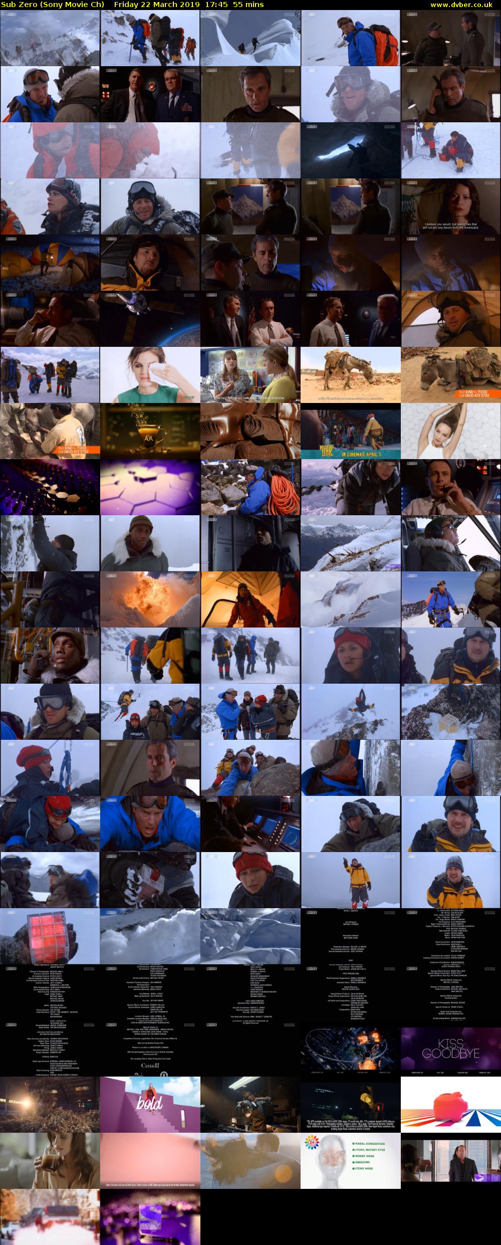 Sub Zero (Sony Movie Ch) Friday 22 March 2019 17:45 - 18:40