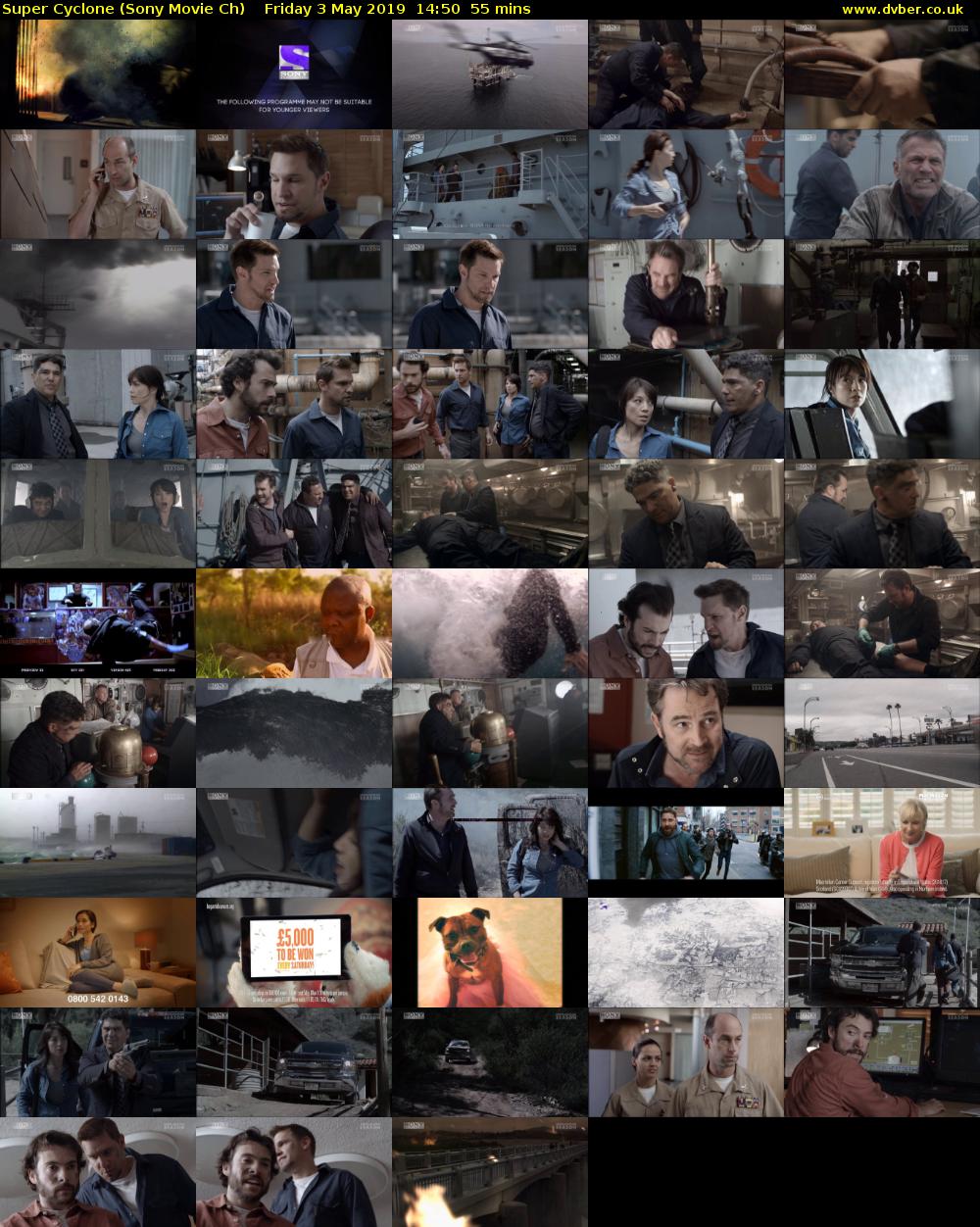 Super Cyclone (Sony Movie Ch) Friday 3 May 2019 14:50 - 15:45