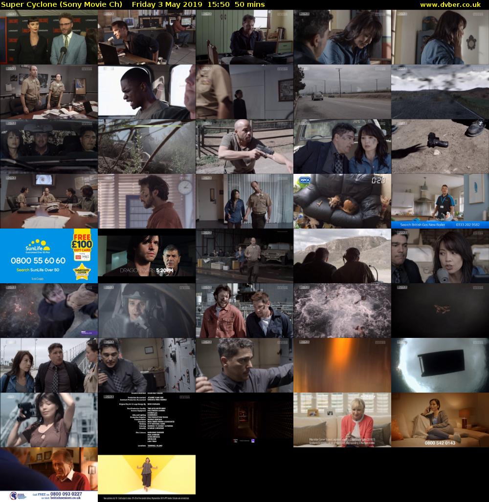 Super Cyclone (Sony Movie Ch) Friday 3 May 2019 15:50 - 16:40