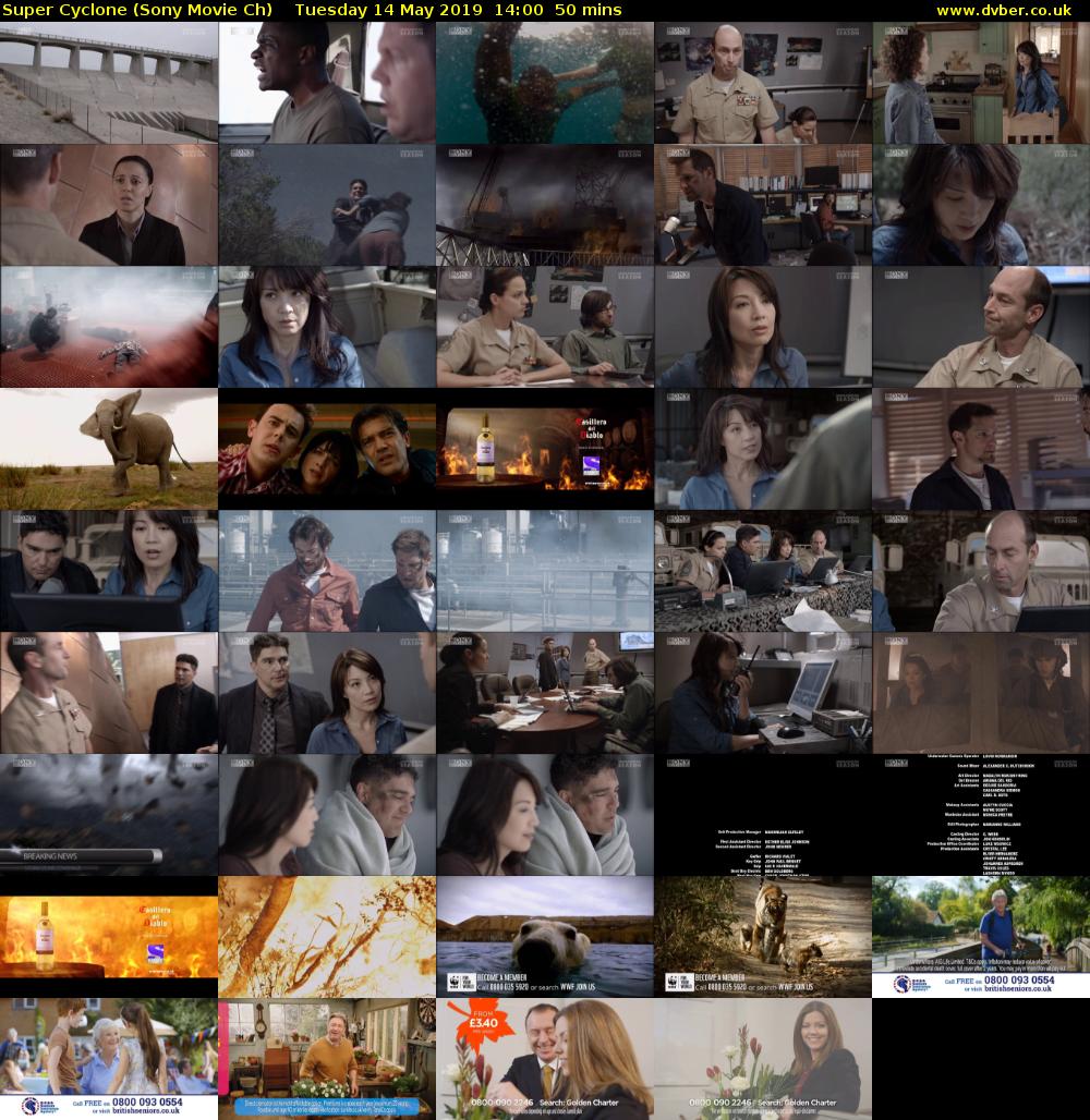 Super Cyclone (Sony Movie Ch) Tuesday 14 May 2019 14:00 - 14:50
