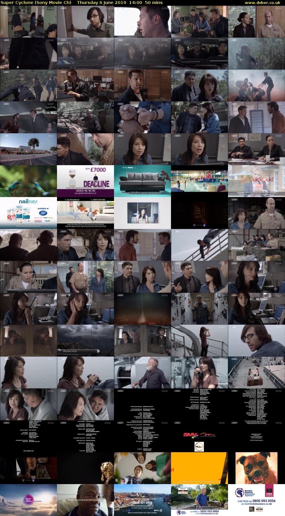 Super Cyclone (Sony Movie Ch) Thursday 6 June 2019 14:00 - 14:50