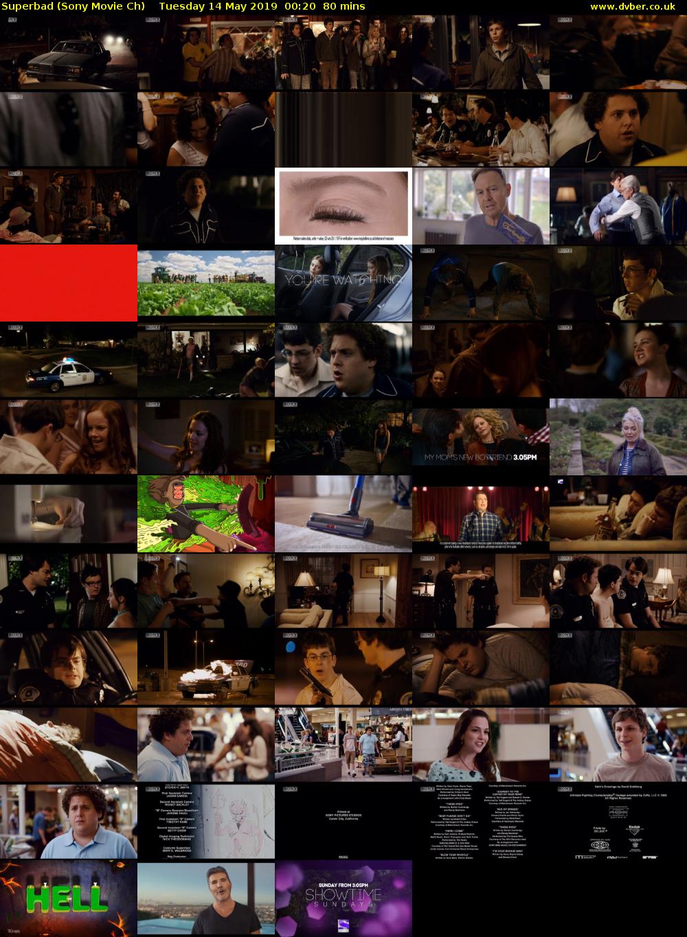 Superbad (Sony Movie Ch) Tuesday 14 May 2019 00:20 - 01:40