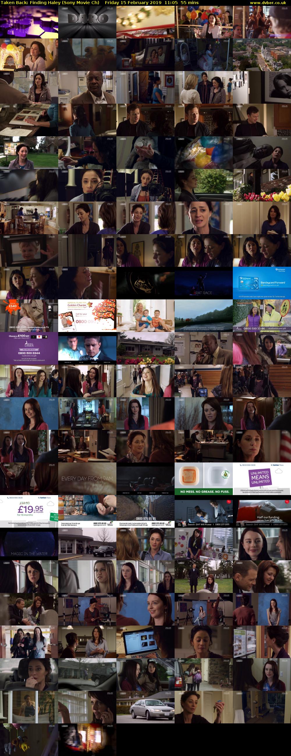 Taken Back: Finding Haley (Sony Movie Ch) Friday 15 February 2019 11:05 - 12:00